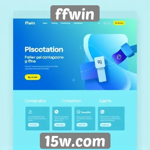 interface do site ffwin é otimizada para usuários