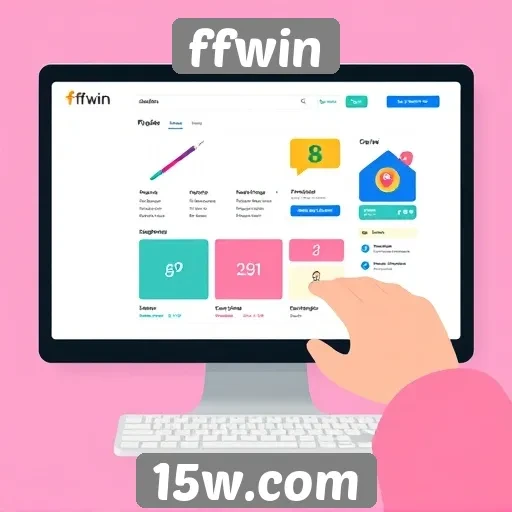 Análise da interface do usuário no site ffwin
